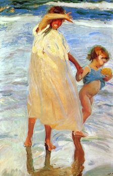The Two Sisters 1909. Artist: Joaquin Sorolla y Bastida