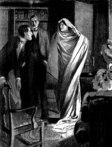 The Two Sophias: The figure pushed aside part of the veil and showed a face..., 1898. Creator: Unknown