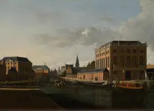 The two Synagogues in Amsterdam, c1680-1685. Creator: Gerrit Berckheyde