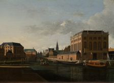 The two Synagogues in Amsterdam, c1680-1685. Creator: Gerrit Berckheyde