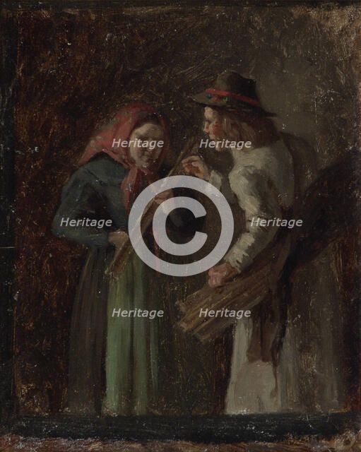 The Taala peddler, sketch, 1869. Creator: Karl Emanuel Jansson.