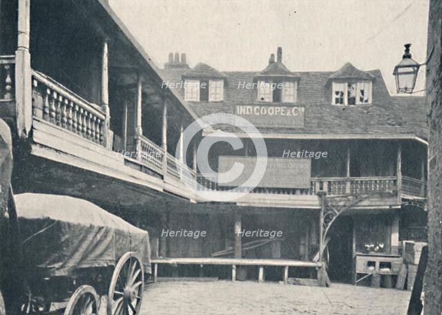 'The Tabard Inn, Southwark', c1873, (1903). Artist: Alfred Newton & Sons.