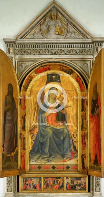 The Tabernacle of the Linaioli, ca. 1433. Creator: Angelico, Fra Giovanni, da Fiesole (ca. 1400-1455).