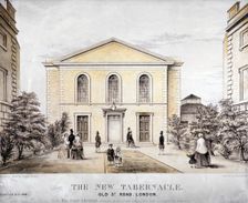 The Tabernacle, Old Street, Finsbury, London, c1850. Artist: Ford and West