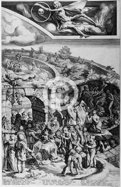 The Table of Cebes (image 2 of 4), 1592. Creator: Jacob Matham.