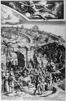 The Table of Cebes (image 2 of 4), 1592. Creator: Jacob Matham