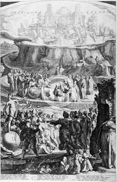 The Table of Cebes (image 3 of 4), 1592. Creator: Jacob Matham.