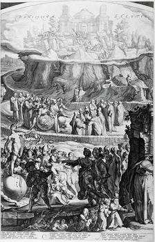 The Table of Cebes (image 3 of 4), 1592. Creator: Jacob Matham