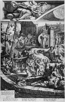 The Table of Cebes (image 4 of 4), 1592. Creator: Jacob Matham