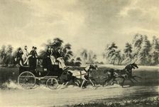 The Taglioni Windsor Coach c1837, (1941). Creator: Richard Gilson Reeve