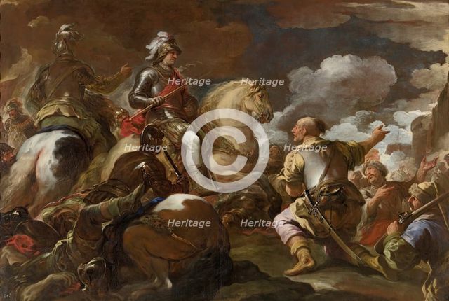 The taking of a stronghold, 1697. Creator: Luca Giordano.