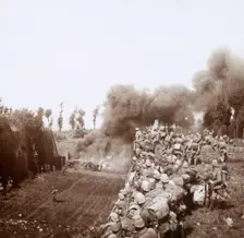 The taking of Bezonvaux by the Germans, Verdun, northern France, c1916-c1918