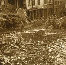 The taking of Ham, Northern France, 1917