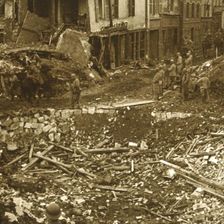 The taking of Ham, Northern France, 1917