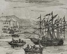 The Taking of Menorca, November 7, 1798, (1851). Creator: Unknown