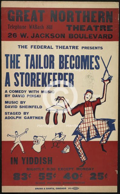 The Tailor Becomes a Storekeeper, Chicago, 1938. Creator: Unknown.
