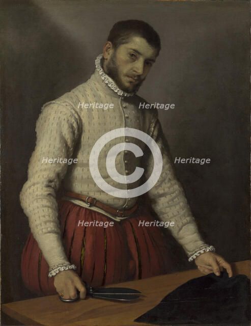 The Tailor (Il Tagliapanni), c. 1565. Artist: Moroni, Giovan Battista (1520/25-1578)