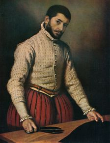 The Tailor (Il Tagliapanni), c1565, (1911). Artist: Giovanni Battista Moroni