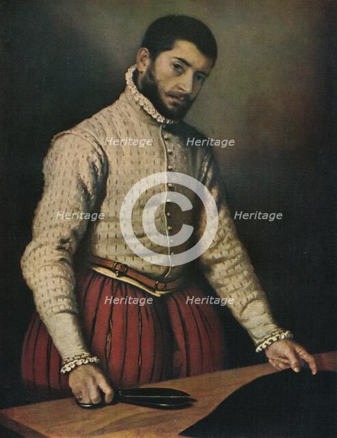 The Tailor (Il Tagliapanni), c1565, (1911). Artist: Giovanni Battista Moroni