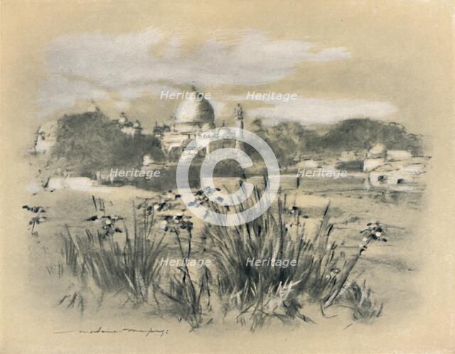 'The Taj at Agra', 1903. Artist: Mortimer L Menpes.