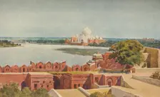 The Taj from the Fort, Agra c1880 (1905). Creator: Alexander Henry Hallam Murray