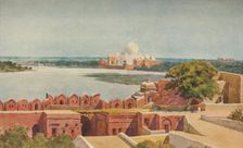 The Taj from the Fort, Agra c1880 (1905). Creator: Alexander Henry Hallam Murray