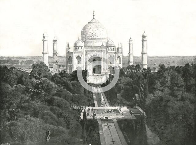 The Taj Mahal, Agra, India, 1895.  Creator: Unknown.