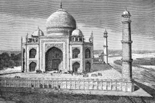The Taj Mahal, Agra, India, 1895