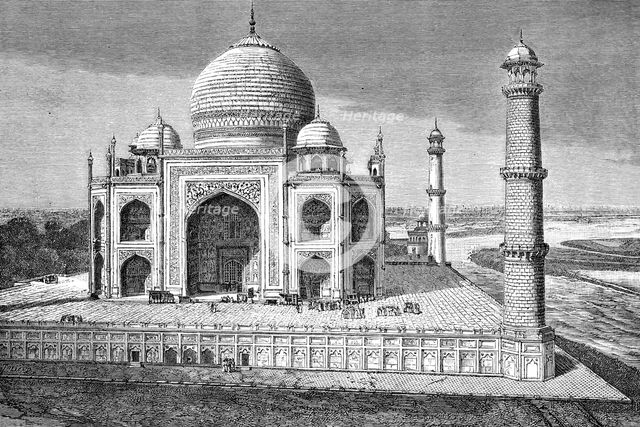 The Taj Mahal, Agra, India, 1895. Artist: Unknown