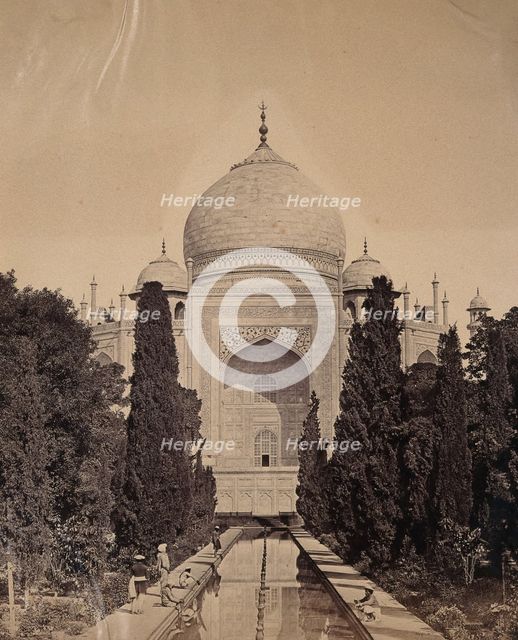 The Taj Mahal, Agra, India, c1858. Creator: Felice Beato.