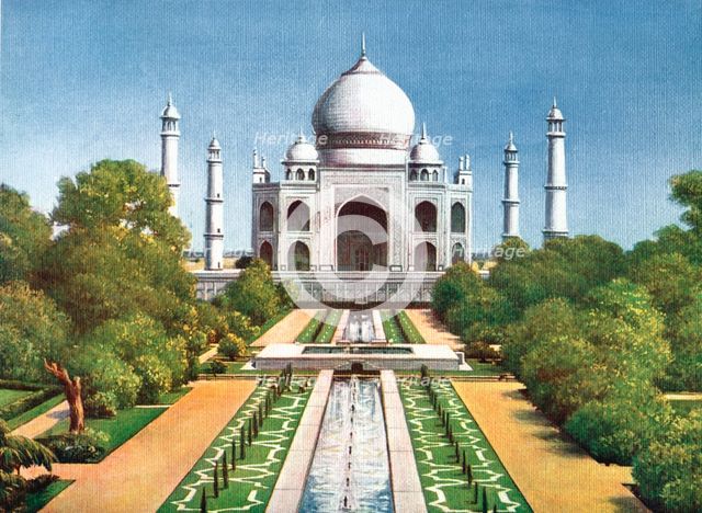 The Taj Mahal, Agra, India, early 20th century. Artist: Unknown