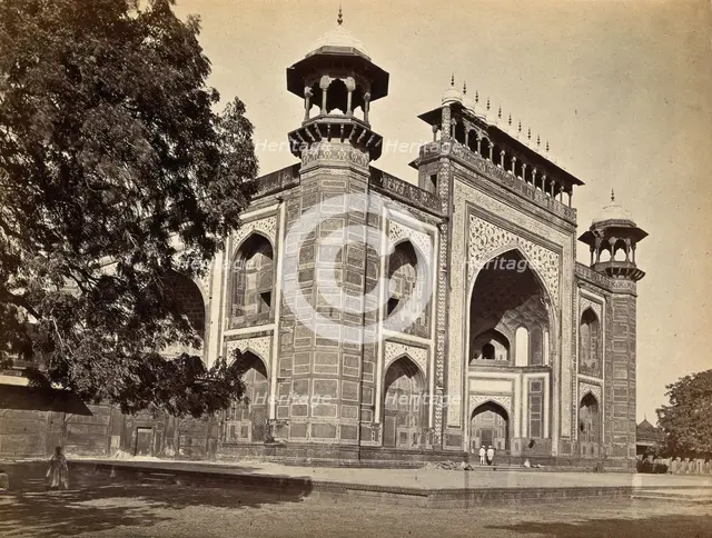 The Taj Mahal, Agra, India: the gateway, c1900. Creator: Unknown.