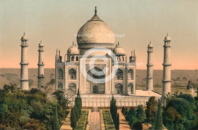 'The Taj Mahal at Agra', c1895, (1904). Artist: Unknown.