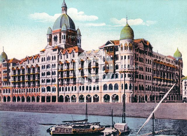The Taj Mahal Palace Hotel, Bombay, India, early 20th century. Artist: Unknown
