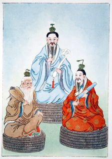 The Taoist Triad, 1922. Creator: Unknown