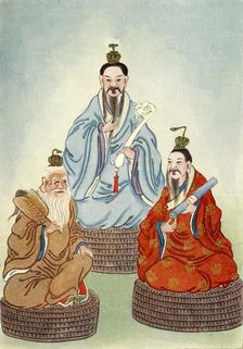 The Taoist Triad 1922. Creator: Unknown