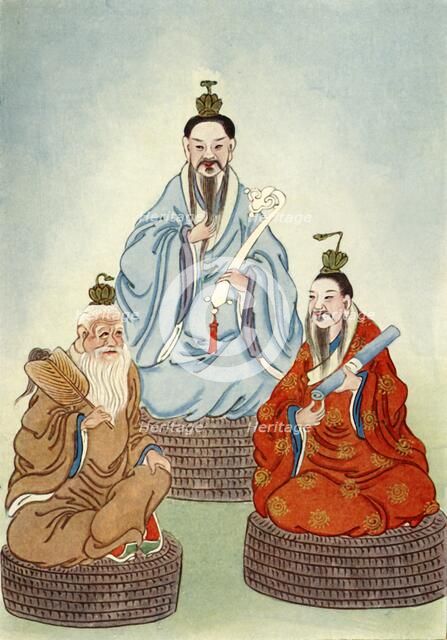 'The Taoist Triad', 1922. Creator: Unknown.