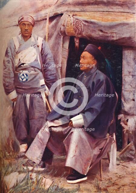 The Taotai of Kashgar, 1902. Artist: Prince Alexander Gagarine.