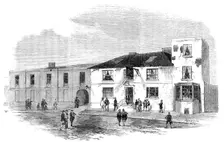 The Talbot Arms Inn, Rugeley, 1856.
, 1856. Creator: Unknown