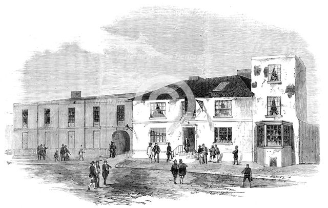 The Talbot Arms Inn, Rugeley, 1856.
, 1856.  Creator: Unknown.