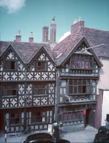 The Talbot Inn and Harvard House, High Street, Stratford-on-Avon, Warwickshire, c1955. Creator: Arthur Charles Kirby Ware