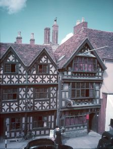 The Talbot Inn and Harvard House, High Street, Stratford-on-Avon, Warwickshire, c1955. Creator: Arthur Charles Kirby Ware