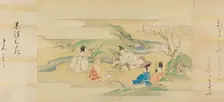 The Tale of Genji (Genji monogatari), 17th century. Creator: Kaiho Yusetsu