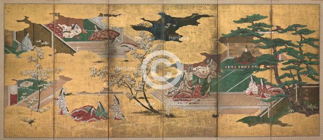 The Tale of Genji, early 17th century. Creator: Unknown.