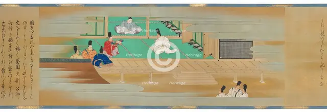 The Tale of Shuten Doji, Edo period, 1700. Creators: Kano Shoun, Higashizono Motokazu, Fushiminomiya Kuninaga, Nakayama Atsuchika.
