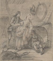 The Tale of the Cooper's Wife, 1767. Creator: Pierre Antoine Baudouin