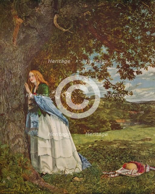 'The Talking Oak (Tennyson)', 1857, (c1915). Artist: William Maw Egley.