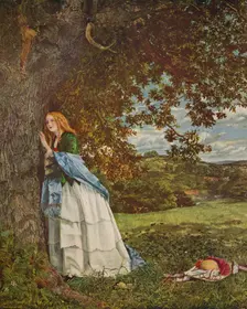 The Talking Oak (Tennyson) 1857, (c1915). Artist: William Maw Egley