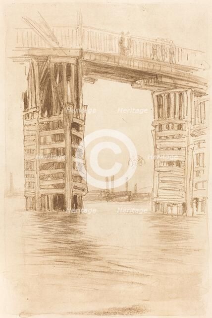 The Tall Bridge, 1878. Creator: James Abbott McNeill Whistler.