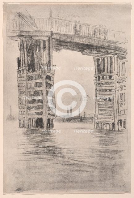 The Tall Bridge, 1878. Creator: James McNeill Whistler (American, 1834-1903).